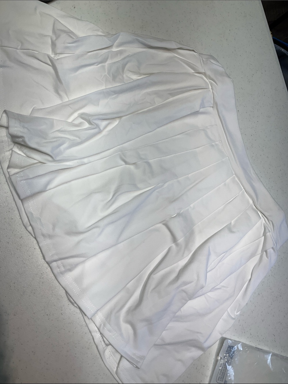 NWT SZ M Mini Pleated Skort High Wiast Stretchy Tennis Skater A-line Skirt - Picture 4 of 5